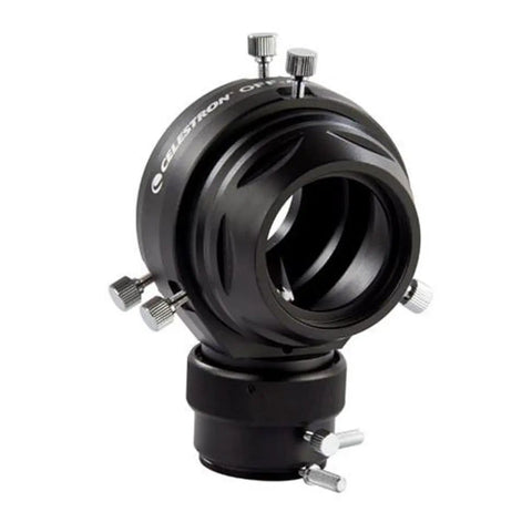 Deluxe Off Axis Guider For Astrophotography With Fixed Orientation Helical Focuser, showing focus mechanism and 12.5mm prism.