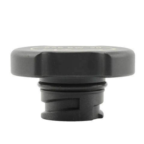 Side view of Ford Engine Oil Filler Cap That Fits Select Lincoln Mercury Models And Keeps Your Ride Rolling Fits F250 F350 F450 E150 E250 E350 Ranger Mustang Explorer Taurus Windstar Grand Marquis EP5Z6766A EC787 Replacement