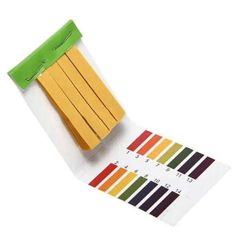 PH Test Strips 1 To 14 For Water And Aquarium Use With Color Chart, litmus paper and color chart, 80 strips, pH scale 1-14