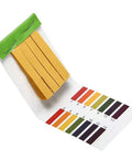 pH Test Strips for Aquariums and Water Testing, 1 to 14 Litmus Paper Kit with Easy Color Chart unfolded