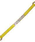 Four Inch By Ten Foot Triangle Type Two Nylon Sling TT Web Slings For Lifting And Towing, Basket Or Vertical Hitch Use, Lightweight Yet Durable Nylon Sling With Six Thousand Four Hundred Pound Vertical Capacity, Beefy Heavy Duty, yellow