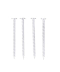 Set of screws for Two Pack Barn Door Pull Handles For Indoor Outdoor Use Rustproof Metal Hardware 20 By 6 Cm Ergonomic Burr Free Edges