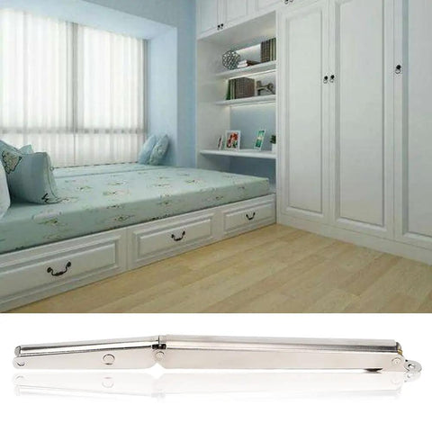 Beefy Heavy Duty Folding Shelf Bracket Stainless Steel Space Saving Drop Leaf Support for desks and counters