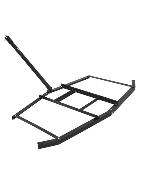 Tow Behind Drag Harrow 74 Inch Wide Driveway Grader Built Tough From Q235 Steel Adjustable Bars With Pin Hitch Supports Up To 50 Lbs