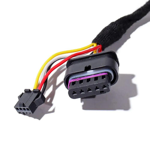 Wiring harness connector for Slick All-In-One Rear Bumper Combo Lights For Tesla Model Y 2020-2023, showcasing multiple wires.