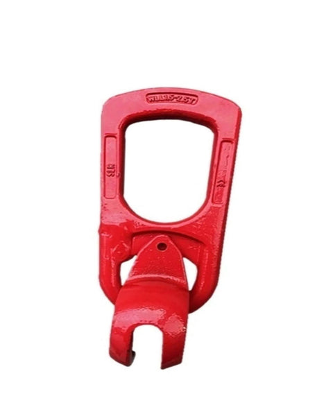 Precast Concrete Lifting Clutch With Steel Lifting Ring And Multi Specification Ring Panel Device Red Finish for lifting concrete elements.