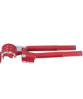 Heavy Duty Manual Pipe Bender For Copper Brass Aluminum And Steel delivering smooth 180 degree turns with red handles