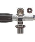 Thermo Modular Pro Valve For Scuba Tanks Left Hand 3442 Psi Yoke Outlet With Spin Out DIN Insert Converts To 230 Bar DIN