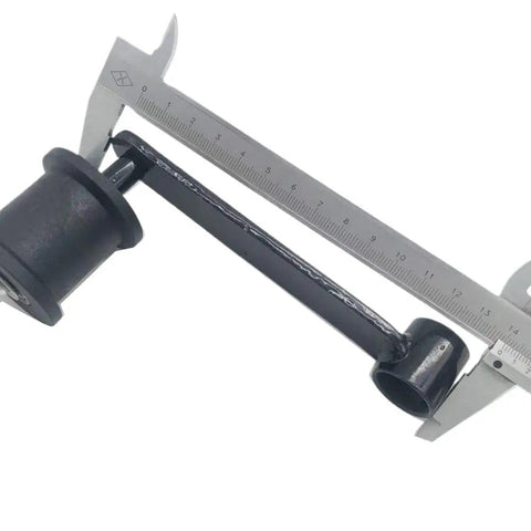 ForgediY Chain Tensioner With Roller Kit For 250cc Atv Models Including Xy250stxe Built Tough For Off Road Rides To Reduce Friction And Smooth Out The Drive Train Easy Install Replacement, black steel roller tensioner measured with caliper