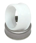 Drive Shaft Spacer and Collar Kit for 115-300 HP Two-Stroke Outboard Motors Replacement Parts Includes Collar and Spacer Fits 1993 and Later Models Compatible with 61A-45527-00-00 and 61A-45538-00-00 showing white spacer and metal collar.