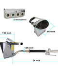 Dimensions of Beast 4 Jet Plaster And Stucco Sprayer Pneumatic Cement Mortar Gun With Cover For Painting Walls And Ceilings