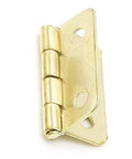 Close-up of a gold hinge from a Three Piece Kitchen Cabinet Door Hinges Set, Heavy Duty Butt Hinges For Cabinets and Furniture.