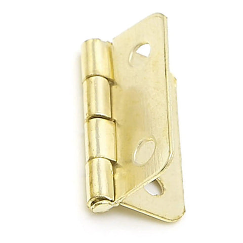 Close-up of a gold hinge from a Three Piece Kitchen Cabinet Door Hinges Set, Heavy Duty Butt Hinges For Cabinets and Furniture.