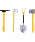 Metal Mini Shovel, Hammer, Axe And Pickaxe Scale Decoration Set With Plastic Organizer Plate for 1 to 10 Scale RC Crawlers