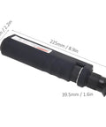 Fiber Optic Microscope 400X Portable Monocular High Accuracy Inspection Tool for cable and surface checks, side view dimensions shown