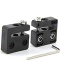 2Pcs Anti Backlash Nut Block For 8mm Shaft With 2mm Pitch And 4mm Lead POM Screw Nut Dual Heads CNC 3D Printer Use