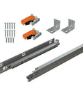 Go-To 15 Inch Tandem Drawer Slide Kit with Soft Close, 6 pairs runners 563H, locking devices, and mounting brackets
