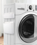 Magnetic Laundry Storage Bins, 2 Pack Lint Holder Trash Bins for Dryer Or Washer attached to washing machine, space-saving design