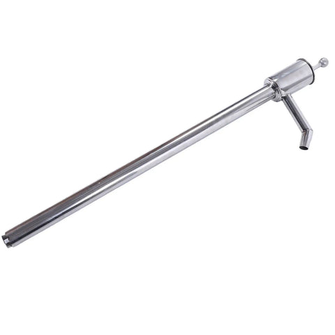 Heavy Duty Stainless Steel Hand Drum Pump For Oil Transfer Works With 200L Containers Easy Manual Liquid Extraction Safe For Gasoline And Solvents No More Messy Spills Or Back Strain Quick Reliable Performance