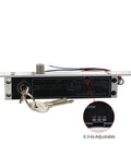 Heavy Duty Mortise Drop Bolt Electric Lock With Adjustable Delay Settings showing adjustable delay feature and stainless steel surface.