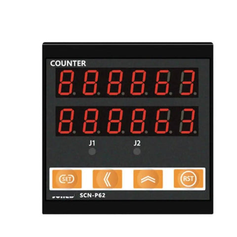 Heavy Duty Rotary Encoder With 300 Ppr Digital Length Counter display with red digits and control buttons for precise measurements.