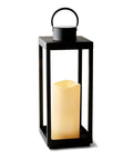 Extra Large Dope Outdoor Solar Lantern With Realistic LED Candle Waterproof 18 Inch Front Porch Decor with handle
