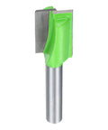 Pro Grade Bottom Cleaning Router Bit With One Quarter Inch Shank Carbide Tip For Spoilboard Surfacing Planing And Slab Flattening In Woodworking And CNC Mortising 13 mm Diameter And 0.78 Inch Cutting Depth 53 mm Overall Length