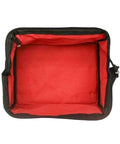 Interior view of Heavy Duty Tool Bag For Cordless Tools And Screw Guns Fits One To Two Tool Kits Like 2760-20 and 2866 Series.
