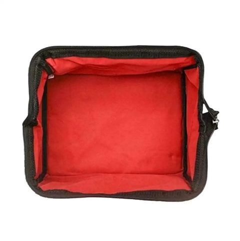Interior view of Heavy Duty Tool Bag For Cordless Tools And Screw Guns Fits One To Two Tool Kits Like 2760-20 and 2866 Series.