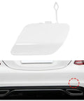 White Rear Bumper Tow Hook Eye Hole Cover Cap For Mercedes-Benz C300 2015-2020 C400 2015 C43 AMG 2017-2018 C450 AMG 2016 C63 AMG 2016-2018