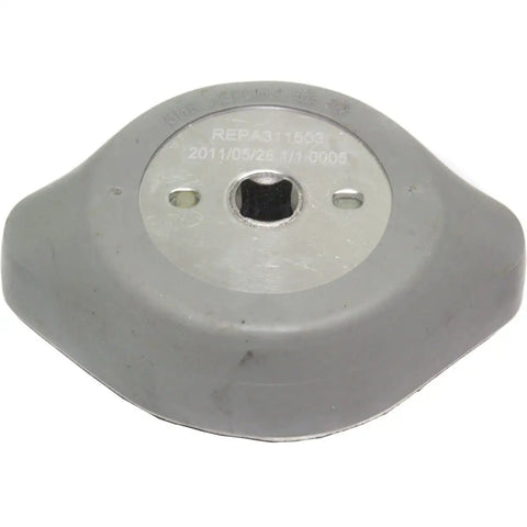 Heavy Duty Twin Front Engine Mounts Left Right For Volkswagen Audi Vehicles Direct Swap Oem Grade Construction rubber mount top view.