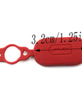 Red silicone waterproof cover for M365 charging port, 3.2 cm length, Charging Port Wire With Silicone Waterproof Cover For M365 Electric Bike
