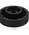 Close-up of Precision Machined Axle Nut Socket Set showing 55mm shaft sleeve for auto maintenance gear
