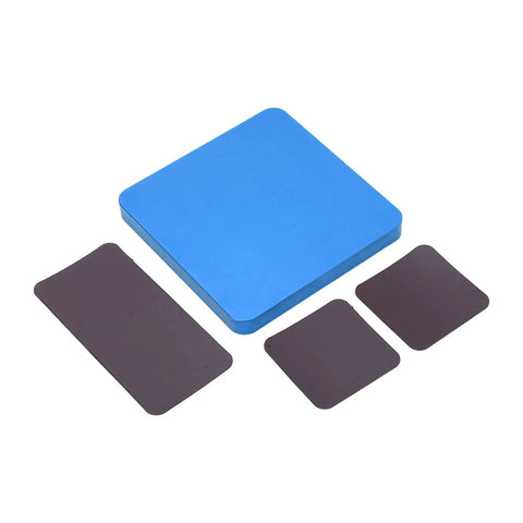Blue Magnetic RC Screw Tray For Repairs And Maintenance, Aluminum Alloy Magnetic Pad Organizer With Accessories, CNC Crafted