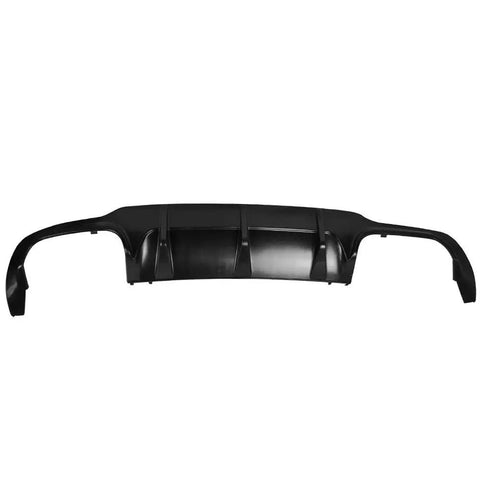 Rear Bumper Diffuser For 2012 2014 Mercedes C Class C204 W204 Unpainted Black ABS Plastic Splitter Valance Underbody Bumper Fascia Add On