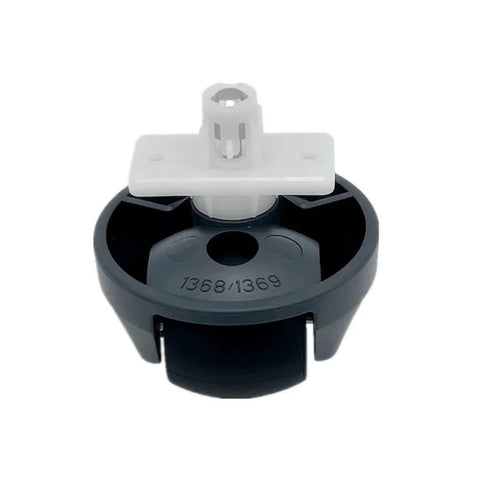 Front omni-directional caster wheel for Roborock vacuum, white mounting bracket, gray wheel, 1 piece