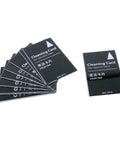 Top Tier Cleaning Cards For Evolis Avansia ID Card Printer 50 Pack Roller Maintenance Kit shown in stack with operation guide.