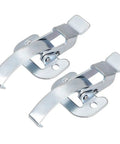 Galvanized 3.62 Inch Draw Toggle Latch With Spring Steel Hook Two Pack Heavy Duty Iron Construction Anti Corrosion Zinc Plated 92mm