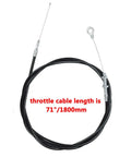 Go Kart Throttle Cable Kit With Brake Return Springs For Predator 196cc 212cc 6.5HP Road Rocket Azusa Radio Flyer Vintage Carter Super Wheel Kids Go Kart Red Replacement Parts throttle cable 71 inches