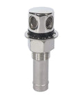 316 Stainless Steel Gas Tank Vent Cowl With Mounting Gasket And Hardware For Marine Boats And Yachts, side view