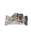 Folding Table Hinge Multi Functional Bracket Furniture Hardware Heavy Duty Locking Support With Pre Drilled Holes For Cabinet And Home Office 180 Degree Nickel Silver, top view