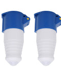 Tough As Nails 1 Phase Industrial Power Plug 16A 3 Hole 220 250V Anti Corrosion Anti Falling For Automated Production Equipment Water Resistant Electrical Connector Ideal For Tunnels Plastic Machinery Railways, blue and white plastic industrial plug pair