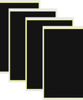 4-pack black laser engraving marking paper sheets, 39×27 cm