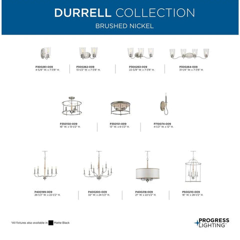 Durrell Collection Two-Light Flush Mount In Brushed Nickel 13 Inch Ceiling Light Fixture For Hallways Living Rooms And Entryways