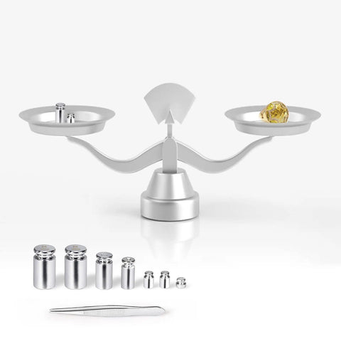 7 Piece Calibration Weight Set For Small Scales High Precision Chrome Plated Steel Weights Including 1g, 2g x2, 5g, 10g, 20g x2 For Accurate Readings And Easy Calibration, chrome weights and tweezers