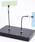 Metal Painting Stand Base Holder With 12 Magnetic Bendable Alligator Clip Sticks For Airbrush Spray And Gundam Model Parts Assembly