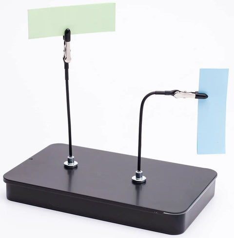 Metal Painting Stand Base Holder With 12 Magnetic Bendable Alligator Clip Sticks For Airbrush Spray And Gundam Model Parts Assembly