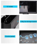 Clean Countertop Ice Maker Combo With Glowing Led Screen And Soft Touch Controls featuring 12 icicles and 1.8kg ice storage basket.