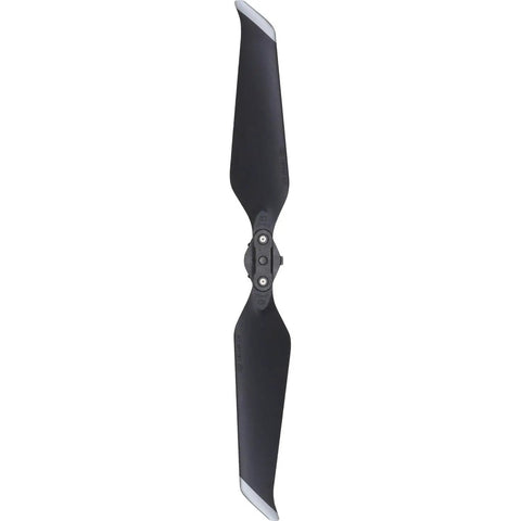 Close-up of Mavic 2 Low Noise Propellers For Pro And Zoom Drones Replacement Set For Quieter Flight, black color, single blade view.
