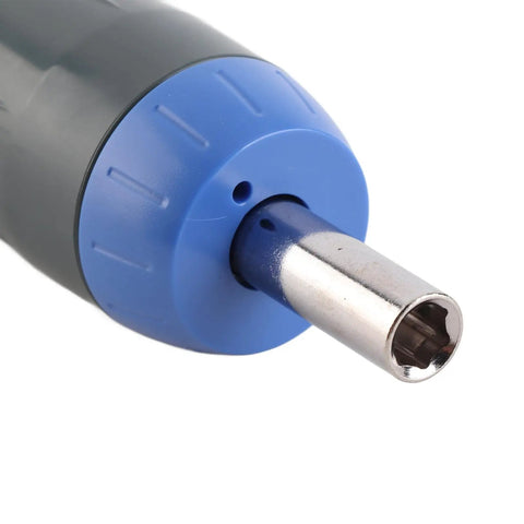 Super Precise Adjustable Torque Screwdriver For Fine Electronics And Machinery Work. This Torsion Wrench Features Smart Electric Control With Auto Stop To Prevent Over Tightening Damaging Components. Comes With 10 Versatile Bits Ideal For Tech Pros Who